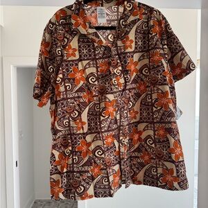 Disney Moana Brown and Orange Shirt